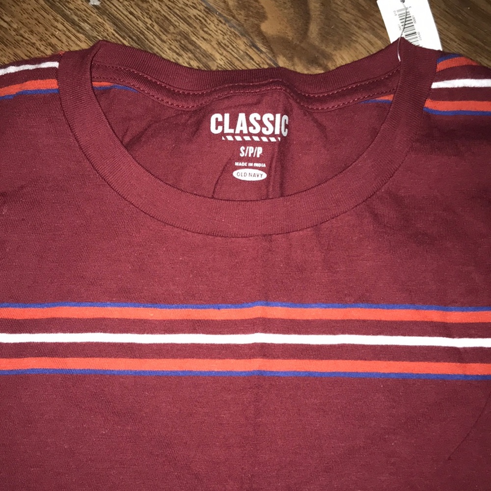 NWT Striped basic Tee - Picture 3 of 3
